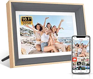 Digital Picture Frame,10.1 Inch Wifi Digital Photo Frame,32Gb Storage, Touchscre - £159.32 GBP