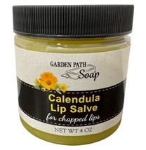 CALENDULA LIP SALVE - Amish Handcrafted Chapped Lip &amp; Cold Sore Moisturizer - $12.97+