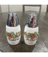 Vtg Corning Ware Gemco Spice of Life Salt Pepper Shakers La Saliere Le P... - $20.29 CAD