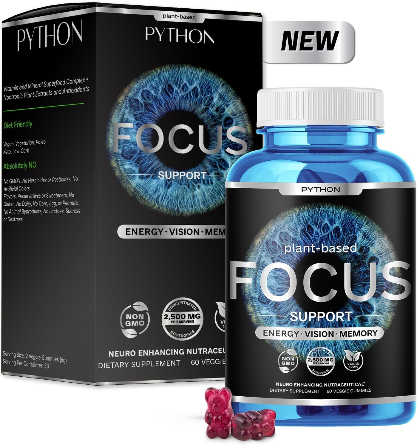 Primary image for  FOCUS Nootropic Supplement for Better Brain Health and improved Memory + Focus