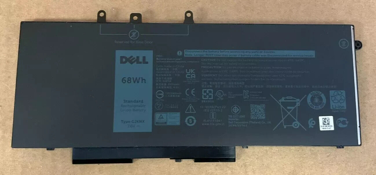 Genuine Dell 68Wh Lithium-Ion Laptop Battery for Select Dell Laptops 451-BBZG - £30.60 GBP