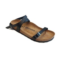 Birkenstock Daloa Ankle Strap Cork Footbed Leather Sandals Womens 7-7.5 ... - £87.84 GBP