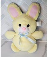 Vintage Infantino Blue Bear Yellow Bunny Reversible 13” Plush Rattle  - $736.89 MXN