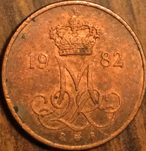 1982 Denmark 5 Ore Coin - £0.94 GBP