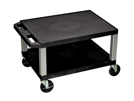 LUXOR WT16-N 16&quot;H AV Cart - Two Shelves - Nickel Legs, - $5,470.89 MXN