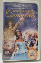 Disney Cinderella Rodgers &amp; Hammerstein&#39;s VHS Brandy Whitney Houston Clamshell   - £22.21 GBP