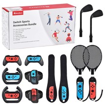 14 In 1 Switch Sports Accessories Bundle, Switch Sports Bundle With Switch Steer - £52.32 GBP