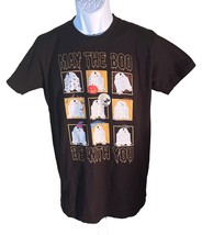 STAR WARS MAY THE BOO BE WITH YOU Short Sleeve T-Shirt Black Medium - £7.78 GBP