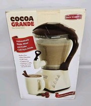 Back to Basics Cocoa Grande Hot Drink Maker Dispenser Spout CL400BR New WORN BOX - £40.68 GBP