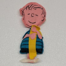 Vintage Simon Simple Peanuts Linus Felt Beanbag Plush 7.5&quot; RARE HTF! - $49.40