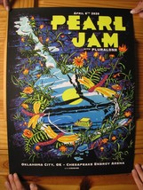 Pearl Jam Poster Silkscreen April 6, 2020 Oklahoma City OK Pluralone - $274.23