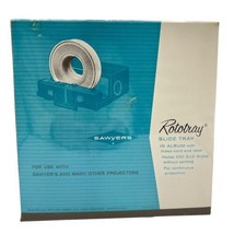 Sawyer&#39;s Rototray Slide Tray In Album with Index Card &amp; Label 100 2x2 Sl... - £14.95 GBP