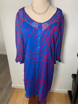 Express dress flowy size s pink and purple - $24.75