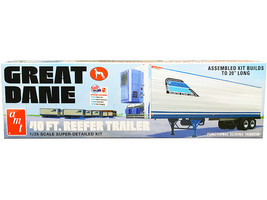 Skill 3 Model Kit Great Dane 40 Ft. Reefer Refrigerated Trailer 1/25 Scale Model - £47.62 GBP