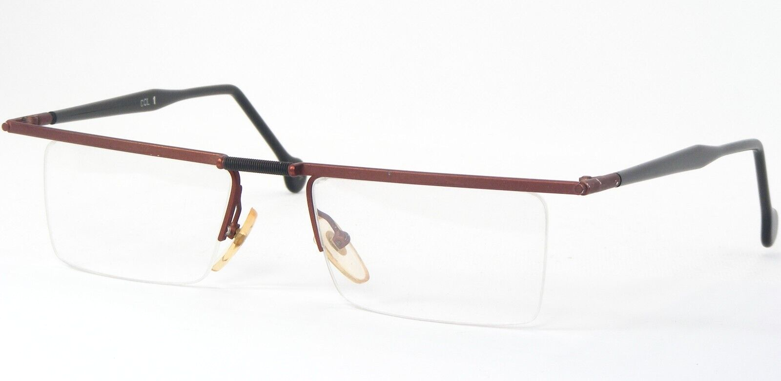 Vintage TLH HARLOW 1 Mat Rouille Marron/Noir Unique Rare Lunettes Cadre ... - $81.10 Vintage TLH HARLOW 1 Mat Rouille Marron/Noir Unique Rare Lunettes Cadre ... - $81.10