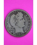 1905 P Barber Liberty Silver Quarter Guaranteed Authentic &amp; Genuine Coin... - $418.67 MXN