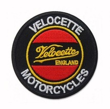 Velocette Motorcycle Embroidered Iron On Sew Patch NEW Fast Free Ship - £10.00 GBP