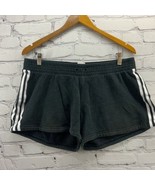 Adidas Fleece Shorts Gym workout Womens Sz 20 Black  - £9.05 GBP