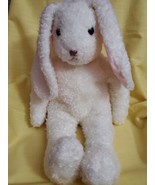 Vintage 1991 Ty Bunny Rabbit Plush Stuffed Animal Curly Hair White 18&quot; F... - $47.37 CAD