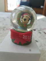 Mickey Mouse Snowglobe Christmas JCPenney Salvation Army 2011 Disney 2.25&quot; - £5.42 GBP
