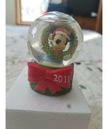 Mickey Mouse Snowglobe Christmas JCPenney Salvation Army 2011 Disney 2.25&quot; - $9.33 CAD