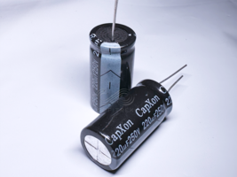 5PCS KM CAPXON 220uF 250V 18x35.5 Aluminum Electrolytic Capacitor Radial - $8.00