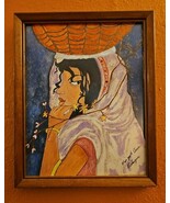 When Youth Comes By E. Jurogvivs Water Color Signed Art Framed 15.25 X 1... - $1,189.75 MXN