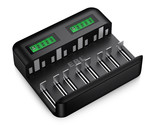 Universal Lcd Battery Smart Charger For Aa Aaa C D Ni-Mh Rechargeable Ba... - $33.99