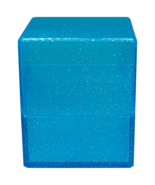 1 Ultra PRO Glitter Blue Satin Cube Deck Box - $320.85 MXN