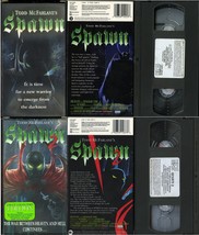 Todd Mc Farlane&#39;s Spawn 1 &amp; 2 Vhs Uncut Ed&#39;s Lenticular Covers Hbo Video Tested - £15.99 GBP