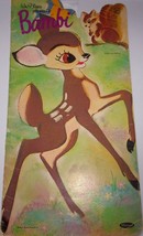Vintage Whitman Walt Disney Presents Bambi Cut Out Book 1966 - $5.99