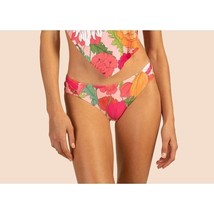 Trina Turk Sunny Bloom Tab Side Hipster Bikini Bottom Floral Pink Colorf... - £27.04 GBP