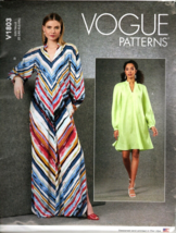 Vogue V1803 Loose Fitting Bias Cut Dress Misses L to XXL UNCUT Sewing Pattern - £18.53 GBP