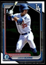 2024 Bowman Chrome 1st Prospects Jaron Elkins Los Angeles Dodgers #BCP-106 - $1.89