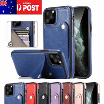 Samsung Galaxy S20 S10 9 8 7 Plus Ultra Luxury Leather Wallet Cards Case Cover - £42.09 GBP
