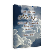  I Am With You Always Matthew 28:20 Christian Home Decor Bible A - $85.49+