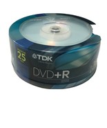 TDK DVD-R 25 pack 4.7GB 16X - £4.64 GBP