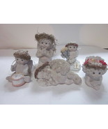 5 VINTAGE DREAMSICLES FIGURES AND CANDLE HOLDERS ALL SHOWN - £7.98 GBP