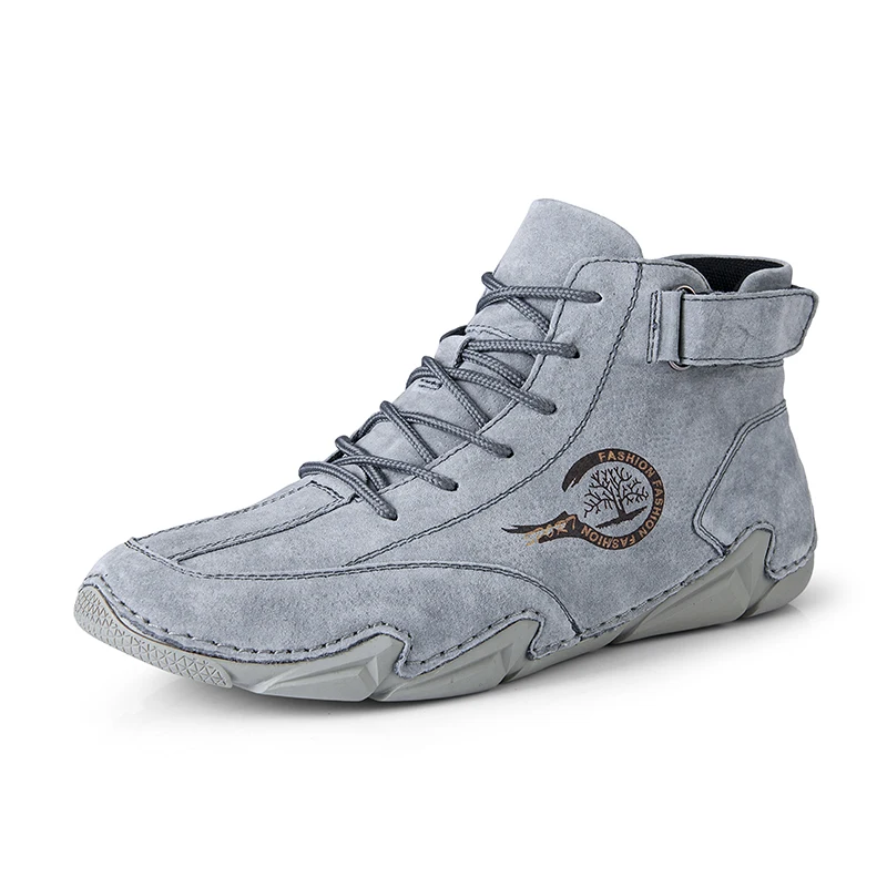 Men&#39;s high-quality high top boots with fashionable and personalized design to ma - £48.74 GBP