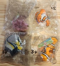 Finding Nemo lot 4 Toys 2003 McDonald&#39;s Happy Meal Toys NEW - £15.25 GBP