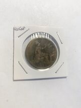 1873 UK  Great Britain penny Victoria Vintage Coin - $4.93 CAD