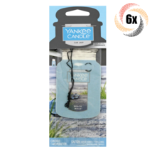 6x Packs Yankee Candle Jar Car Hanging Air Freshener | Beach Walk Scent - £17.51 GBP