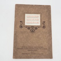 Antiguo Programar Pennsylvania Sabbath Escuela Estado Convention 1914 - £58.43 GBP