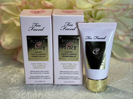 2 X Too Faced Plump Prime Primer Serum 7 ml 0.24oz Ea = .48oz Total NIB ... - $18.76