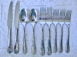 9 Pc Towle Anchor Glossy Stainless Flatware Nautical Rope Forks Spoons Knives - $29.99