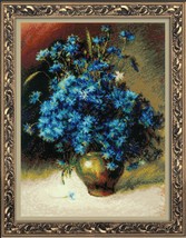 RIOLIS - Cornflowers According to I.Levitan 1772, Cross Stitch Kits 11,8... - £16.86 GBP+