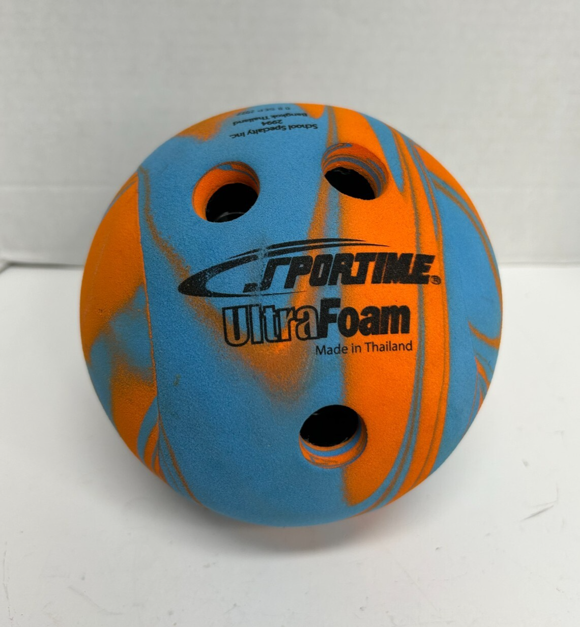 Sportime UltraFoam Bowling Ball, 1lb Weighted, Blue/Orange, 6&quot; - 019899 - $29.65