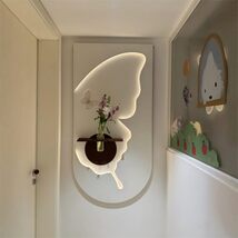 interoknack Modern Sandstone 3D Wall Art with Glass Vase and LED Lightin... - $1,099.00