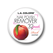 L.A. Colors Nail Polish Remover Pads - 32 Count - Acetone Free - *PEACH* - $1.75