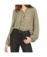 Hippie Rose Olive Ditsy Twin Dream Pink Flowers, XS - $283.73 MXN